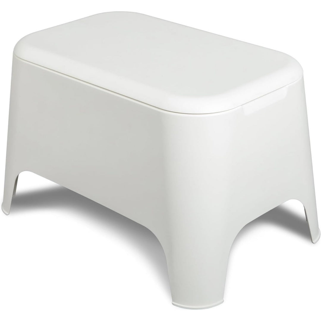 Design versatile tavolini da appoggio con contenitore bianco