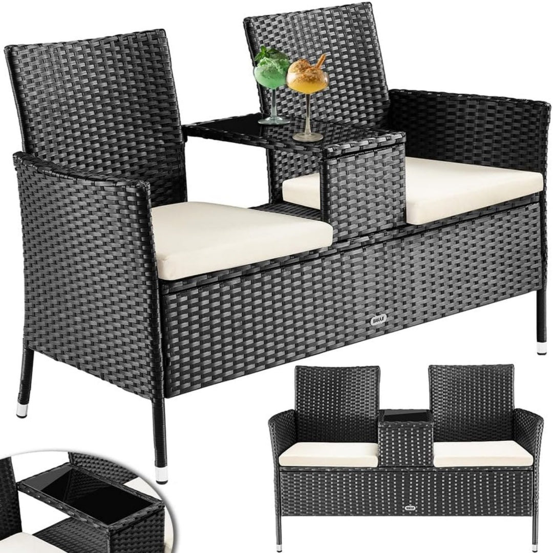 Design versatile panche nero