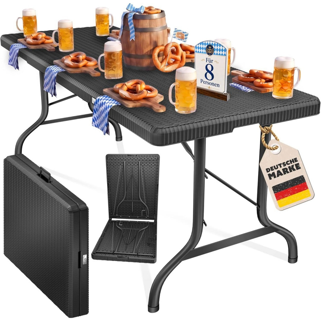 Design versatile tavoli da picnic pieghevole antracite